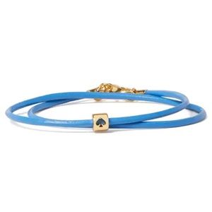 KATE SPADE • Blue Wrapped Up Wrap Layered Bracelet